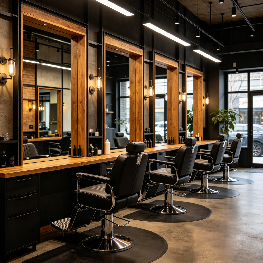Barber shop interior