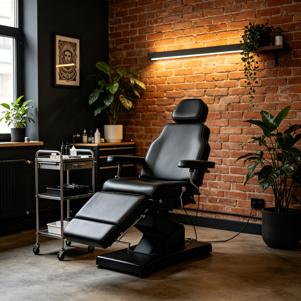 Tattoo studio interior
